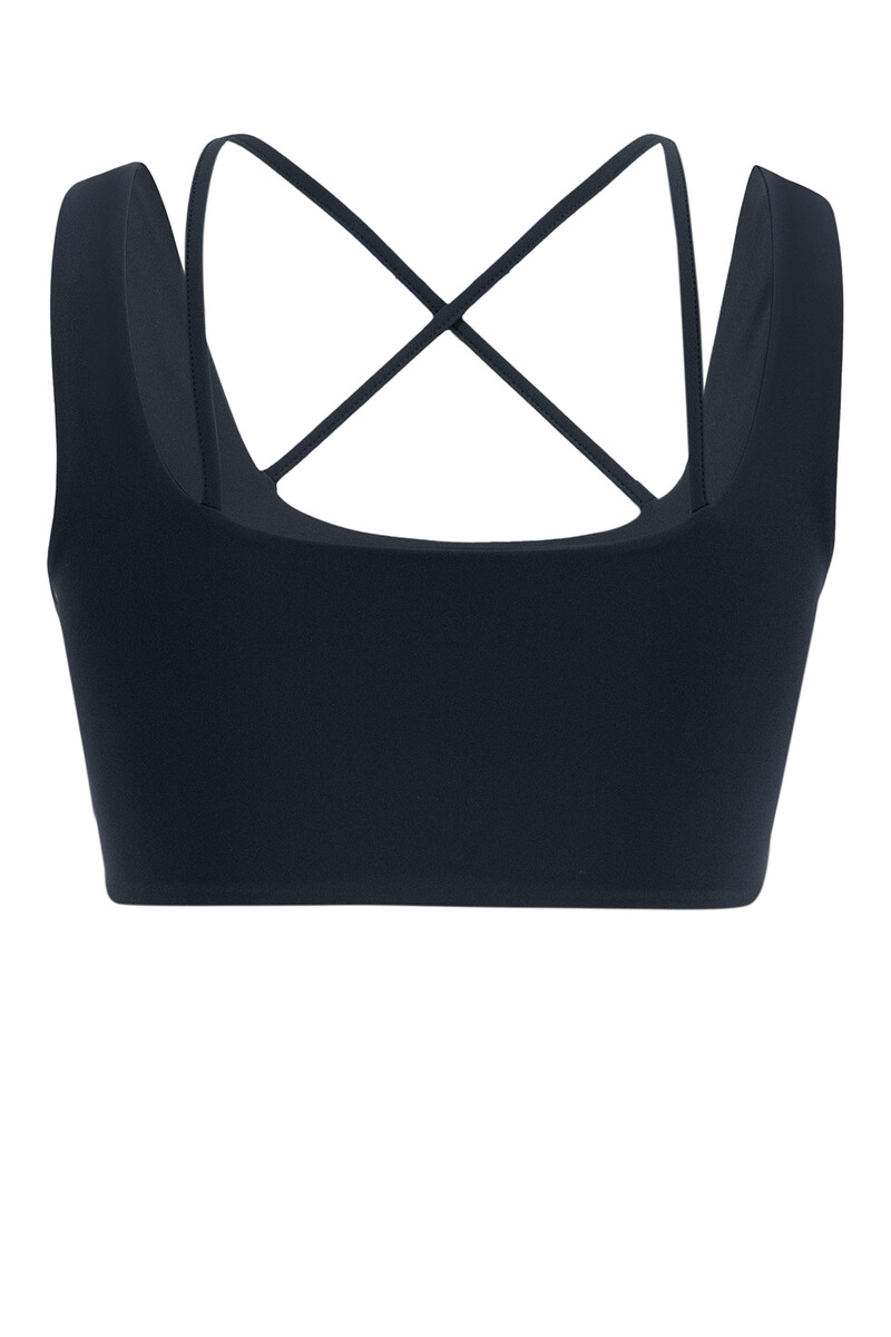 BEATRIX - CROSS STRAP FRONT AND BACK DETAIL TOP - 4