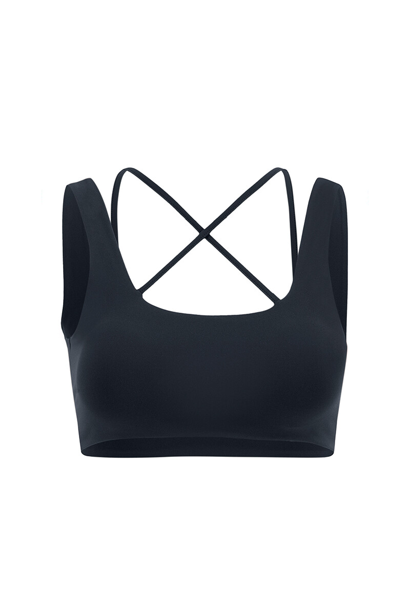 BEATRIX - CROSS STRAP FRONT AND BACK DETAIL TOP - 