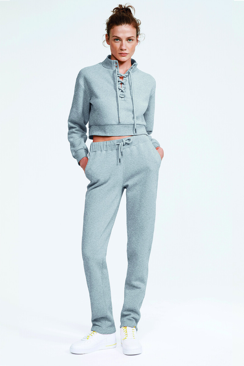 BILLIE - BILLIE DRAWSTRING CROP SWEATSHIRT - 1