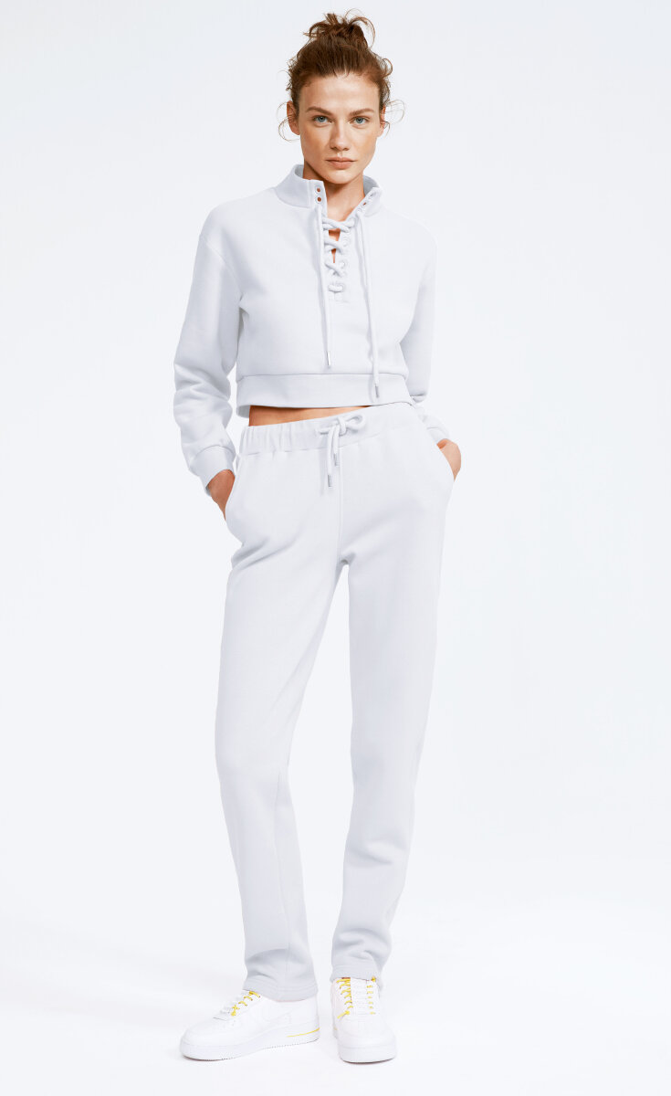 BILLIE - BILLIE DRAWSTRING CROP SWEATSHIRT - 11