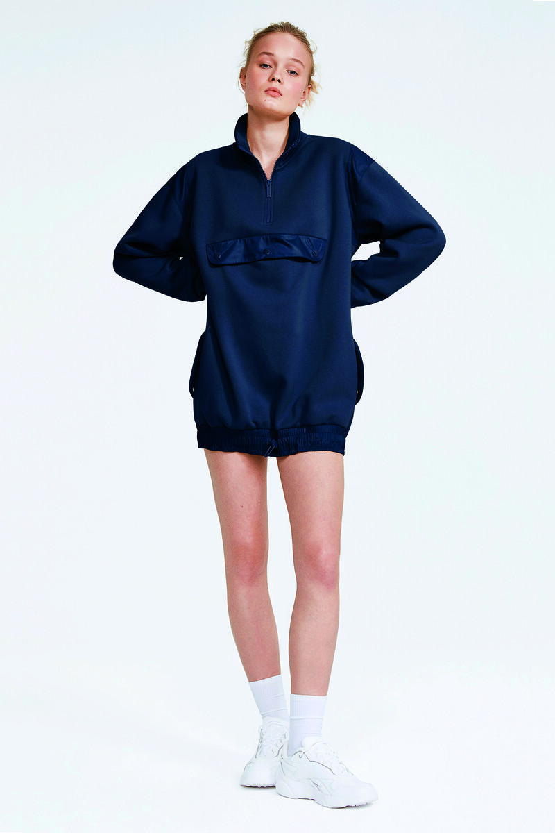 CAMERON - FLEECE YELKEN KUMAŞ DETAY SWEAT-DRESS - 11