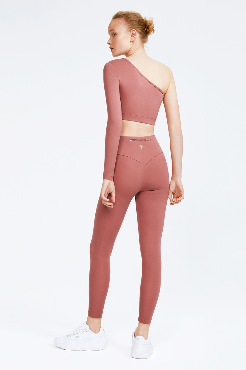 CHARLOTTE - ONE SHOULDER LONG SLEEVE CROP TOP - 14