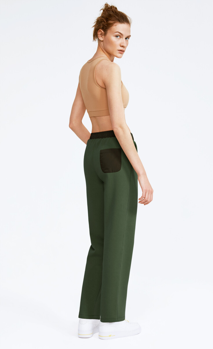 DAKOTA - FLEECE YÜKSEK BEL BOL KESİM EŞOFMAN ALT - 12