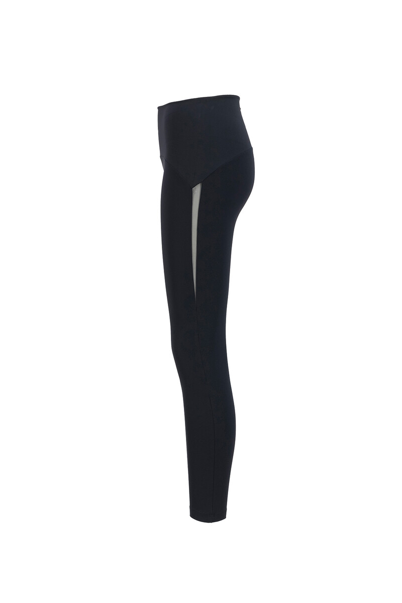DINA - SIDE TULLE DETAIL SHAPERING TIGHTS - 5