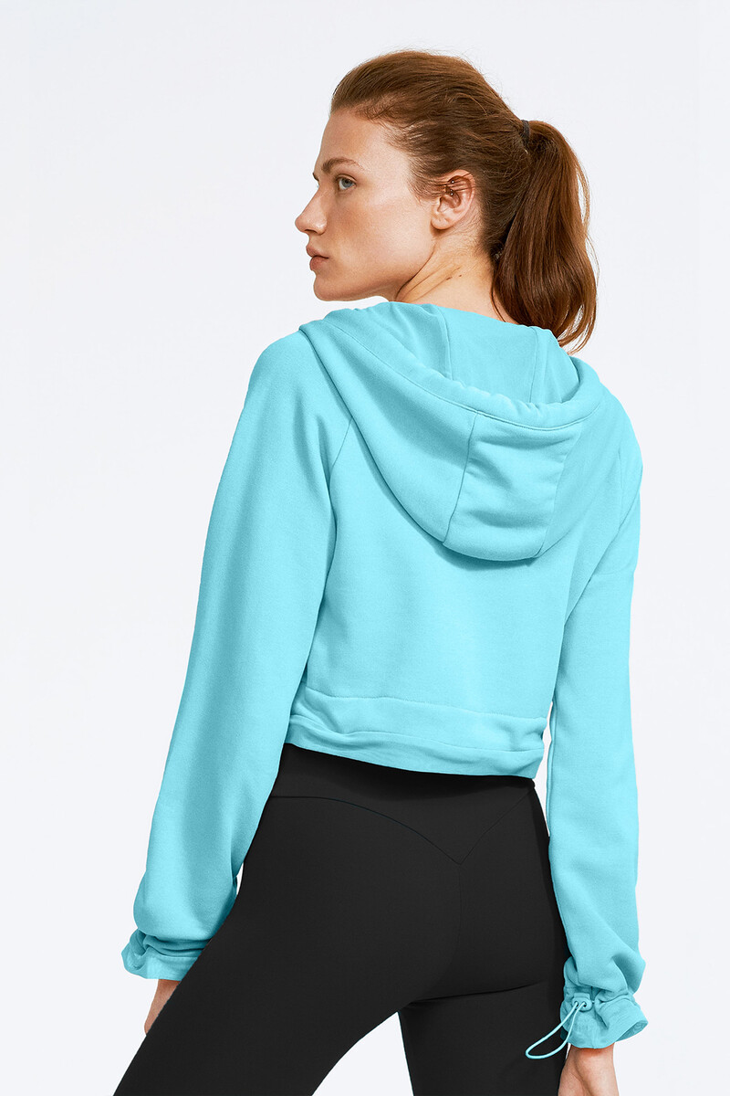 FINLEY LW - BOL KESİM CROP KAPÜŞONLU ÜST - 4