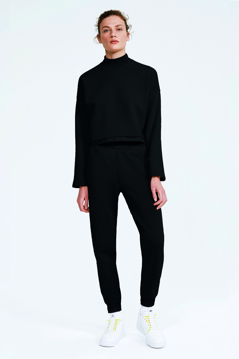 GIZZY - FLEECE YELKEN KUMAŞ DETAY EŞOFMAN ALT - 3