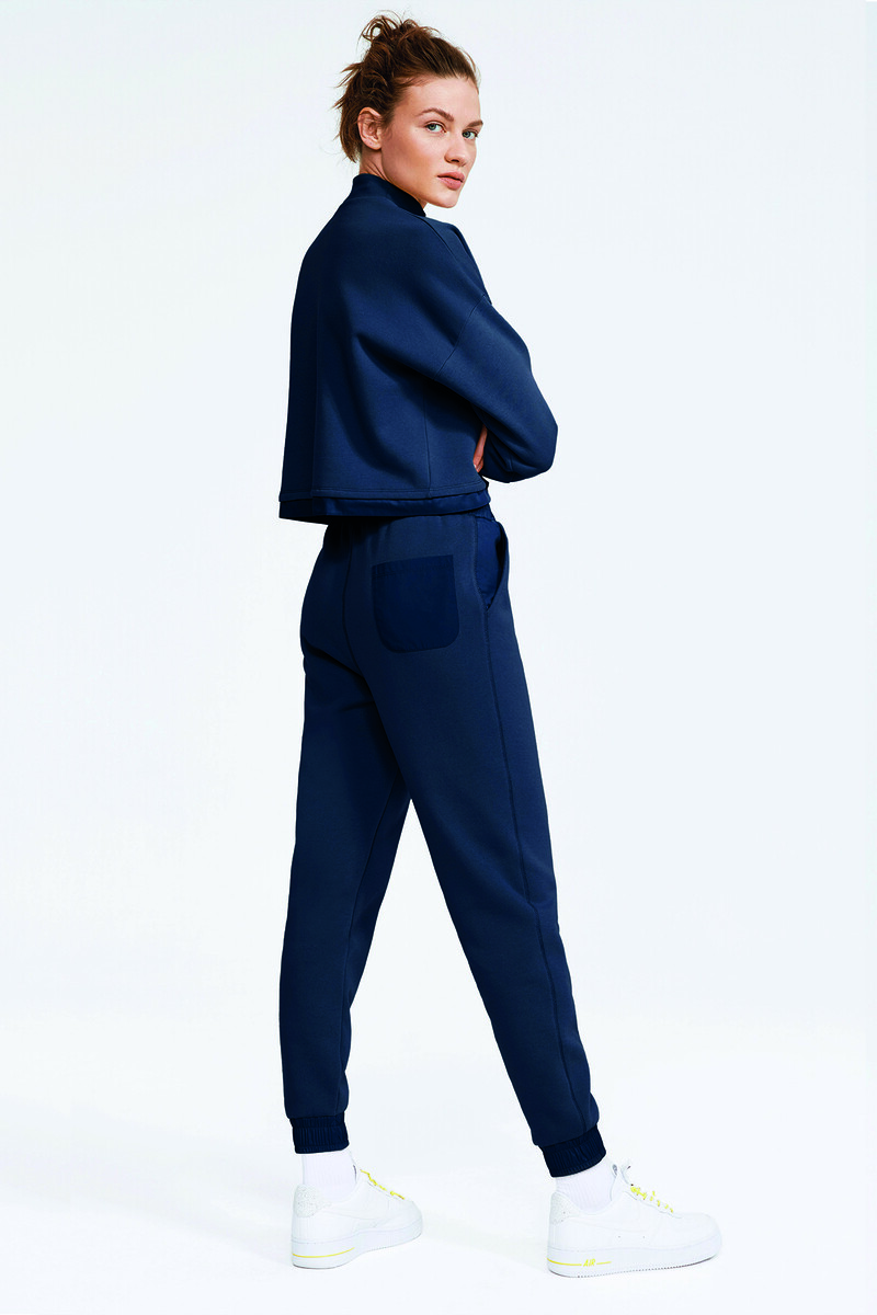 GIZZY - FLEECE YELKEN KUMAŞ DETAY EŞOFMAN ALT - 14