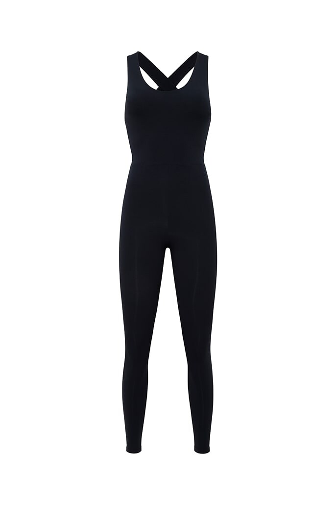 HARMONY - CROSS-STRAP YOGA JUMPSUIT - 