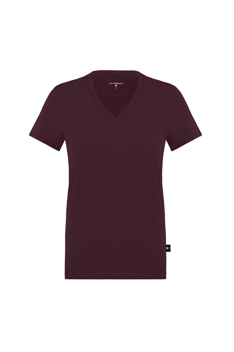 JADEN - V YAKA BASIC T-SHIRT - 5