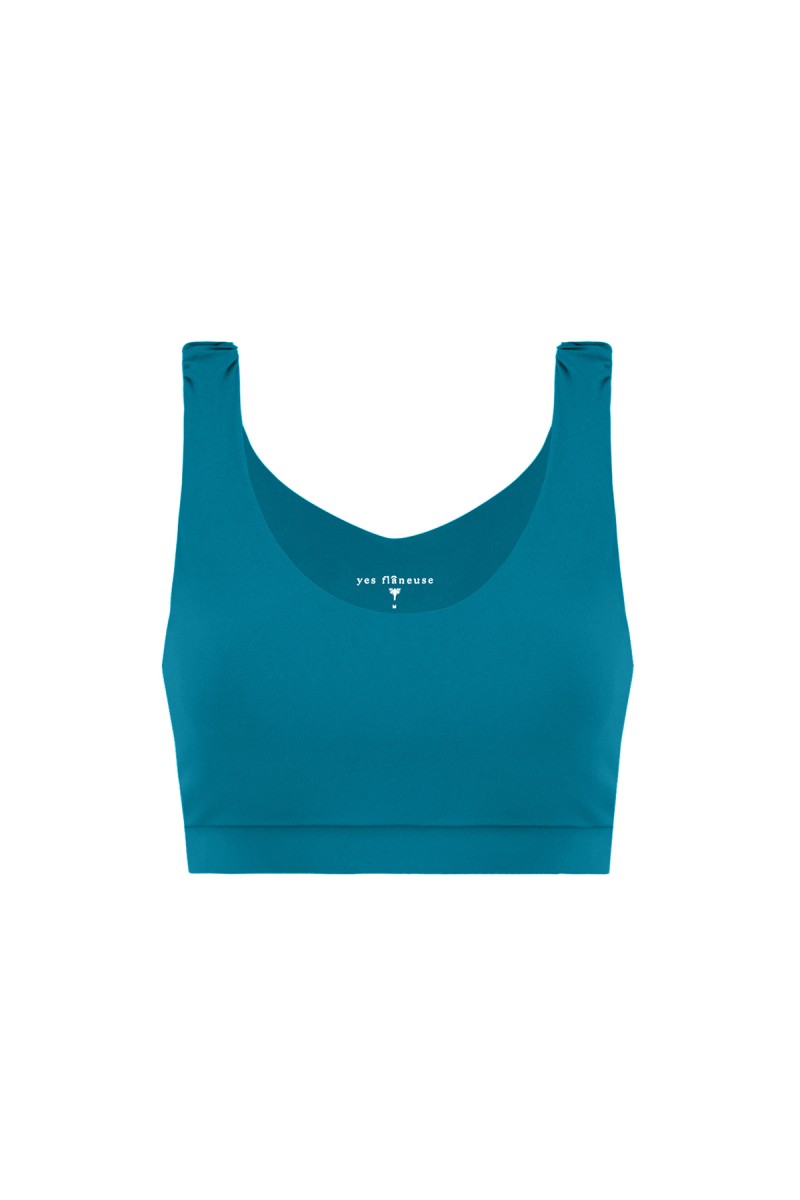 JOHANNA - SPORTS BRA W/ RUFFLE STRAPS - 