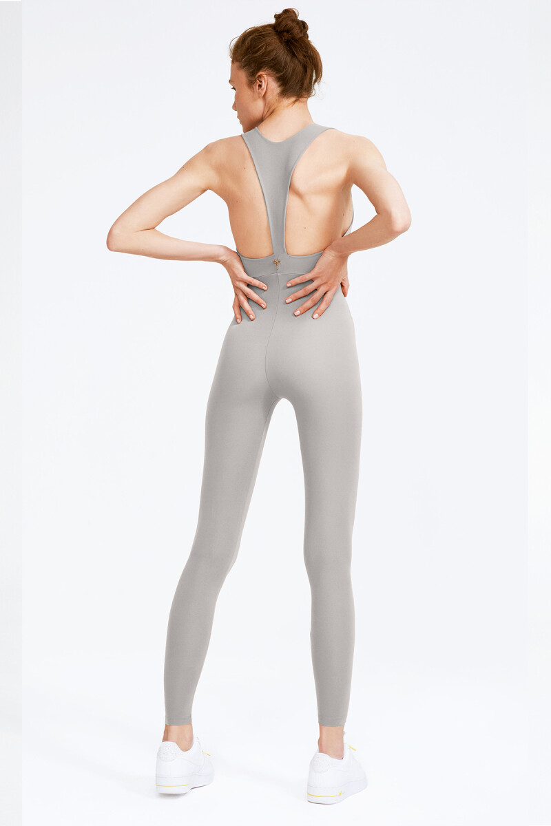 MARGOT - BACK DETAIL JUMPSUIT WITH COMPRESSIVE EFFECT - 18