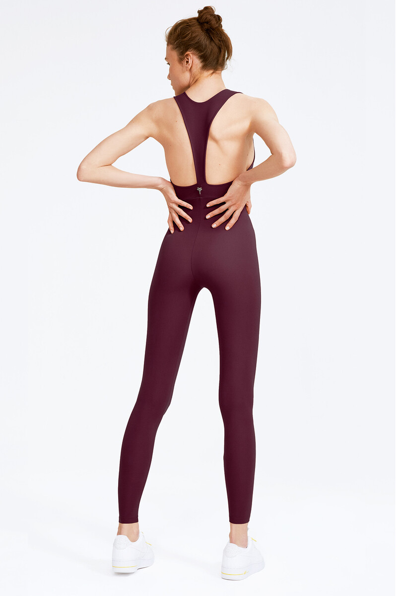 MARGOT - BACK DETAIL JUMPSUIT WITH COMPRESSIVE EFFECT - 8