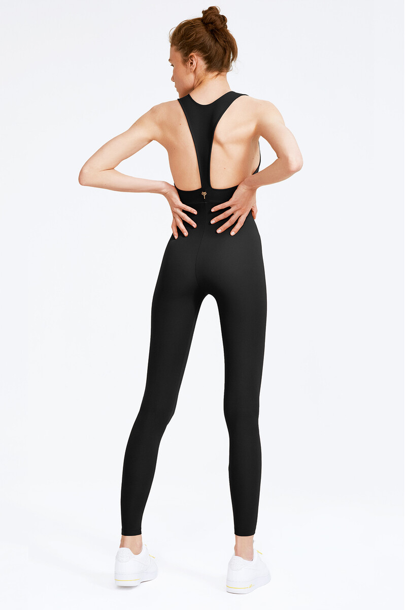 MARGOT - BACK DETAIL JUMPSUIT WITH COMPRESSIVE EFFECT - 12