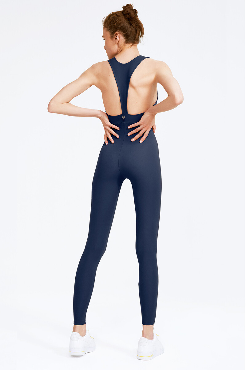 MARGOT - BACK DETAIL JUMPSUIT WITH COMPRESSIVE EFFECT - 16