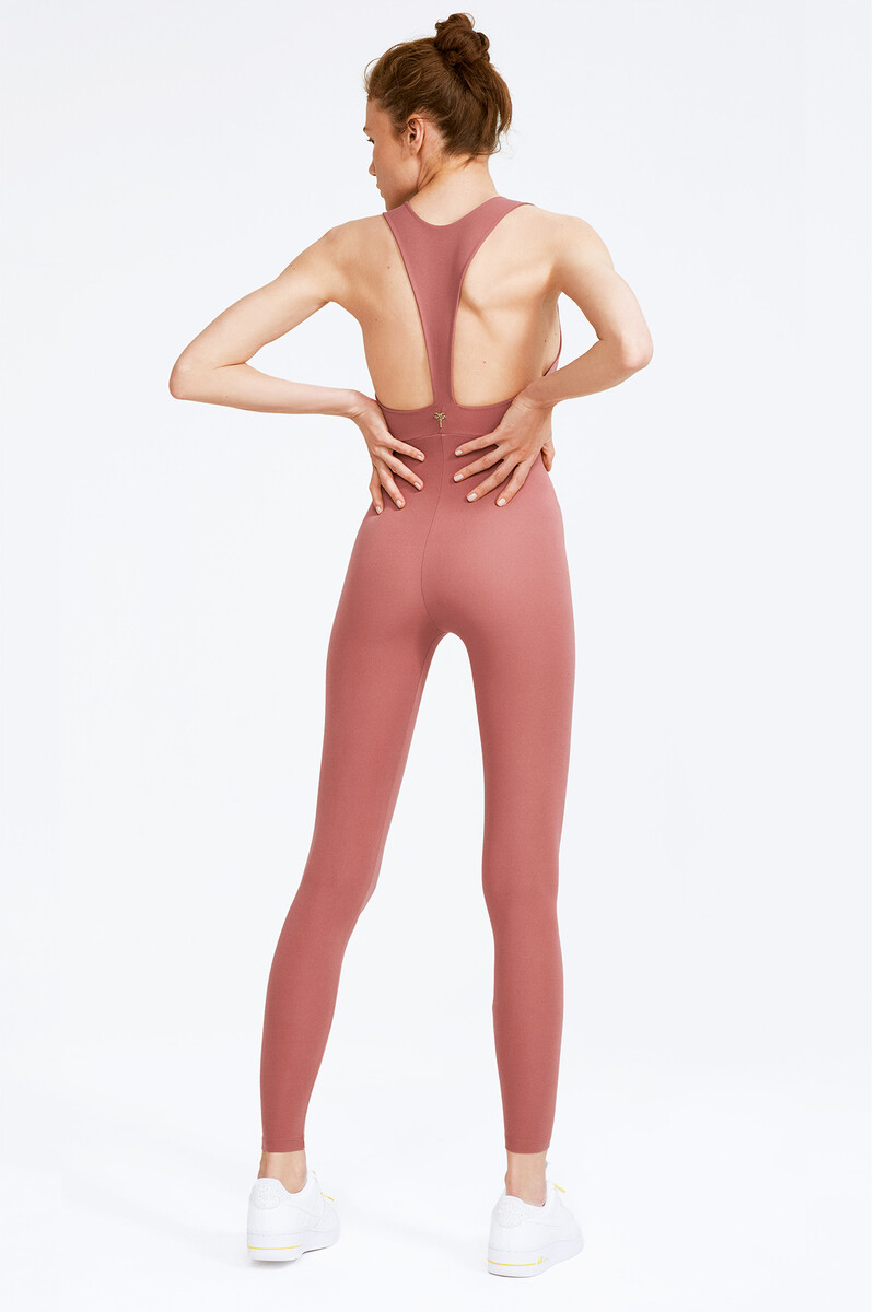 MARGOT - BACK DETAIL JUMPSUIT WITH COMPRESSIVE EFFECT - 6