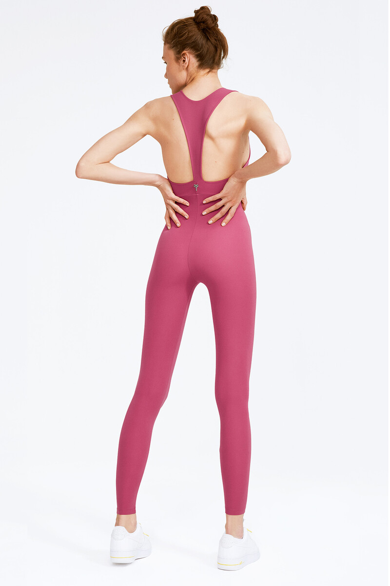 MARGOT - BACK DETAIL JUMPSUIT WITH COMPRESSIVE EFFECT - 4