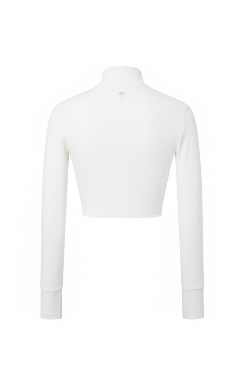 KAIA - TULLE DETAIL LONG SLEEVE TOP - 8