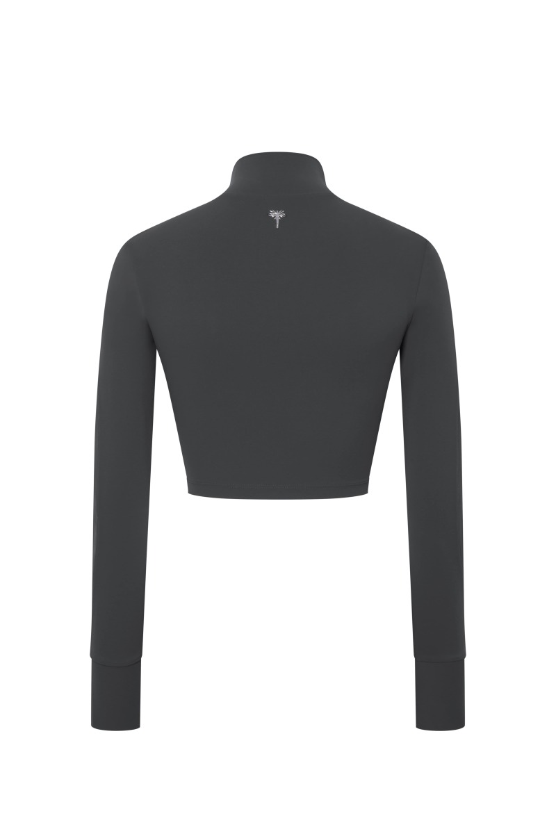 KAIA - TULLE DETAIL LONG SLEEVE TOP - 6