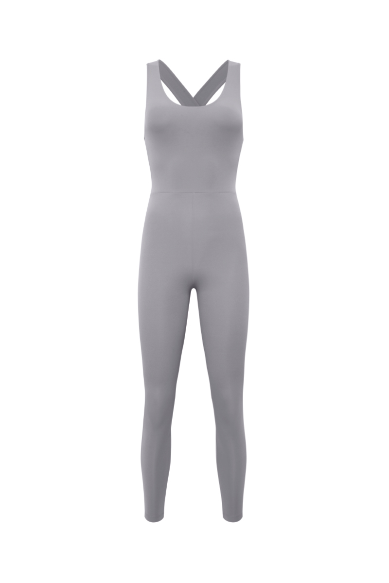 LINDA - CROSS-STRAP YOGA JUMPSUIT - 4