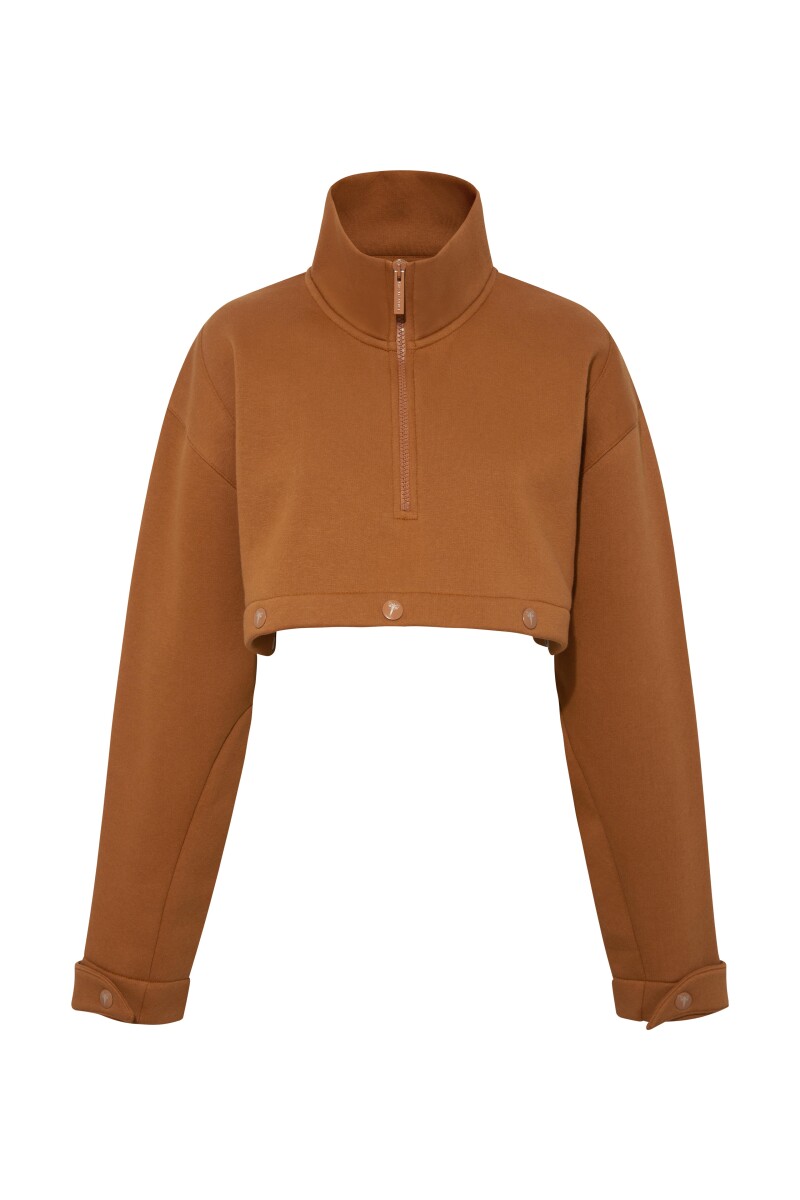 MAYRA - CROPPABLE FLEECE SWEATSHIRT - 10