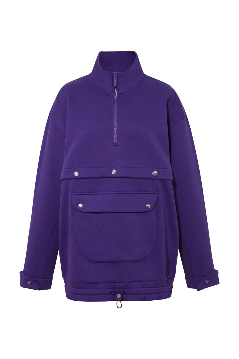 MAYRA - CROPPABLE FLEECE SWEATSHIRT - 1