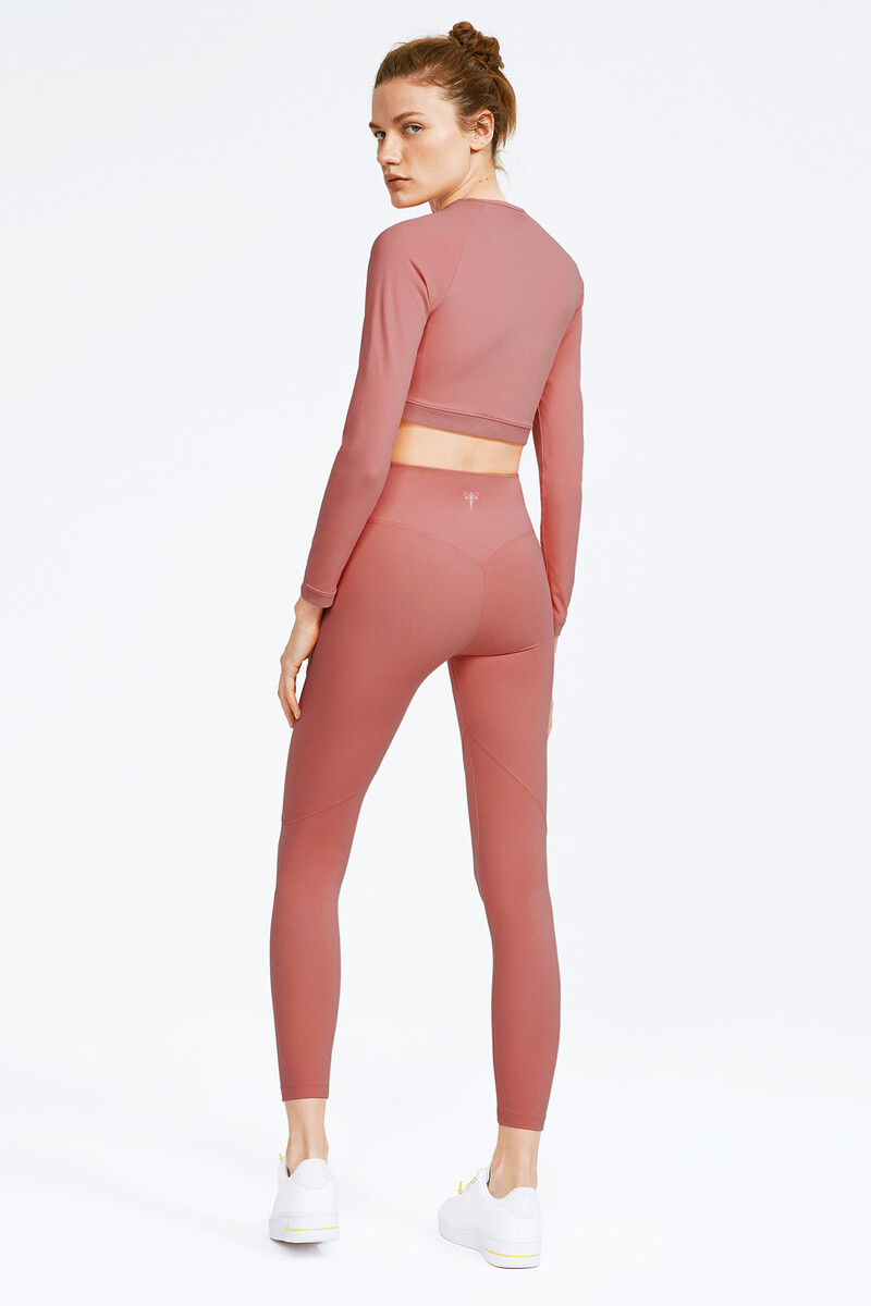 MAZE - HIGH RISE COMPRESSIVE LEGGINGS WITH STITCH DETAIL - 18