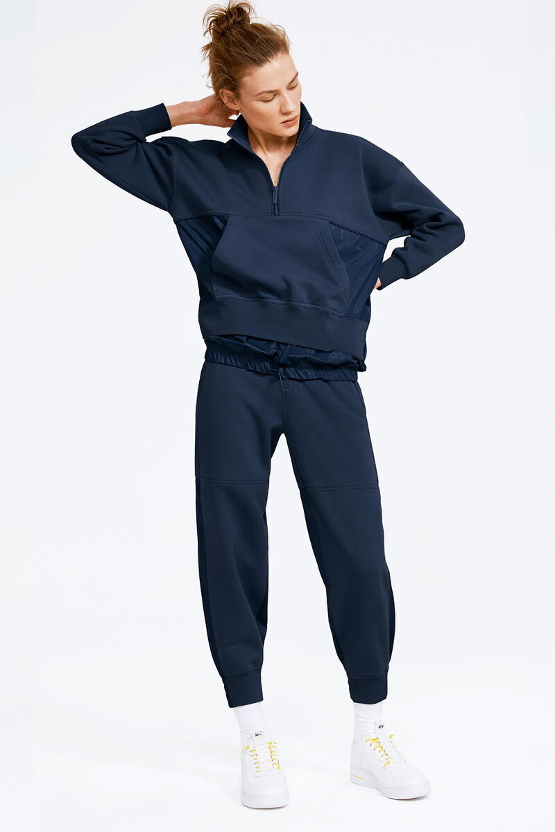 QUINN - FLEECE YELKEN KUMAŞ DETAY EŞOFMAN ÜST - 8