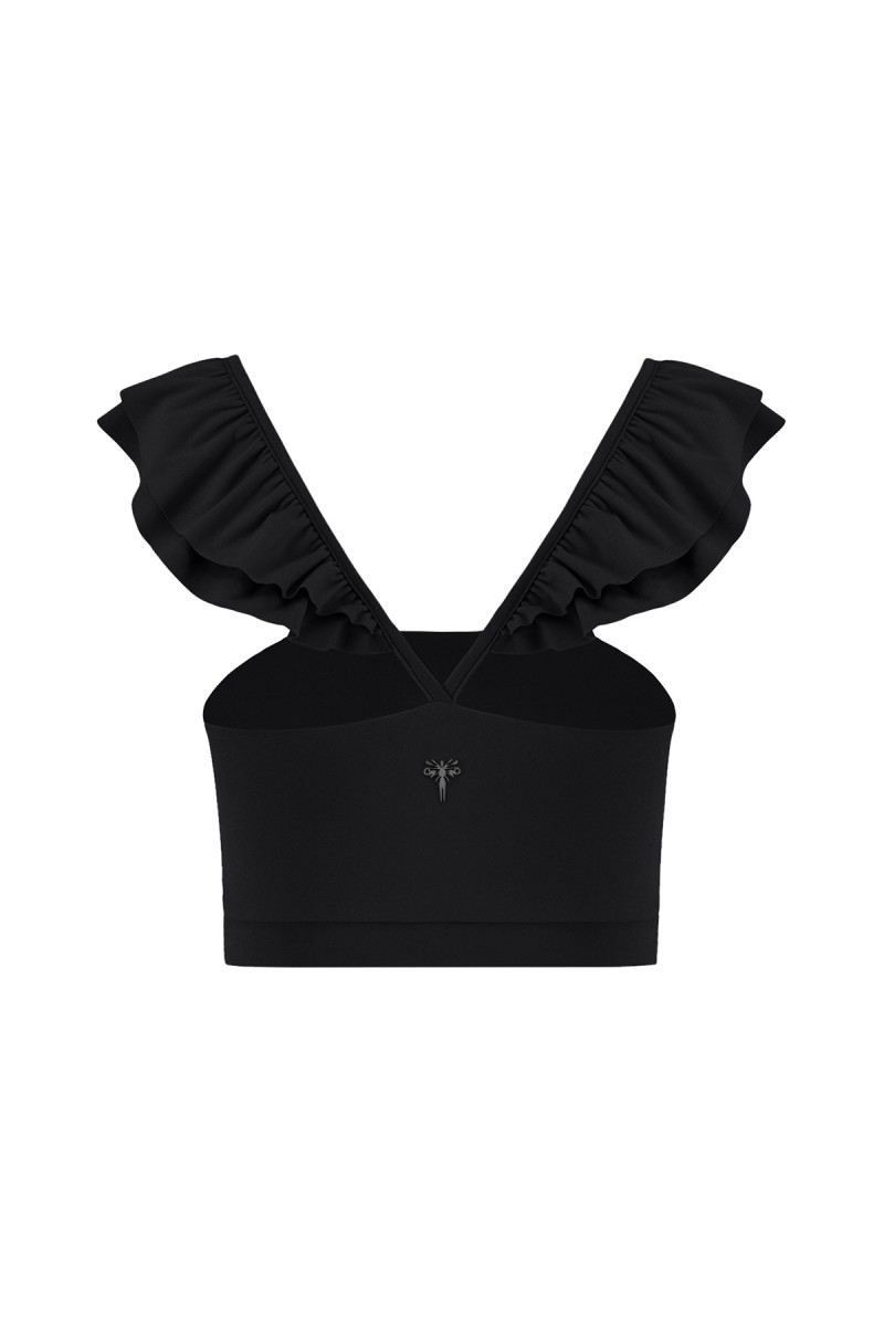 RAQUEL - SPORTS BRA W/ RUFFLES - 8