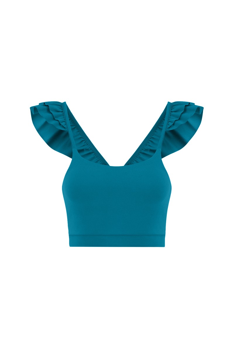 RAQUEL - SPORTS BRA W/ RUFFLES - 9