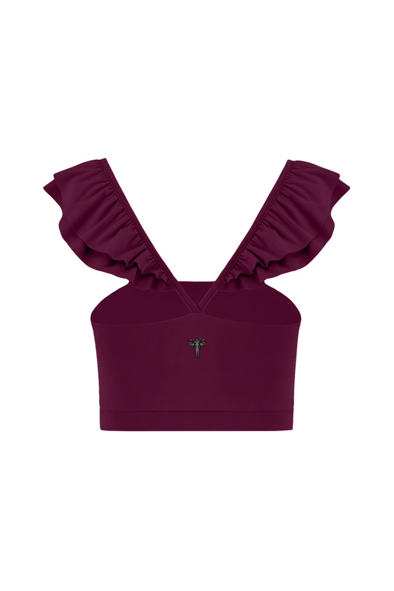 RAQUEL - SPORTS BRA W/ RUFFLES - 6