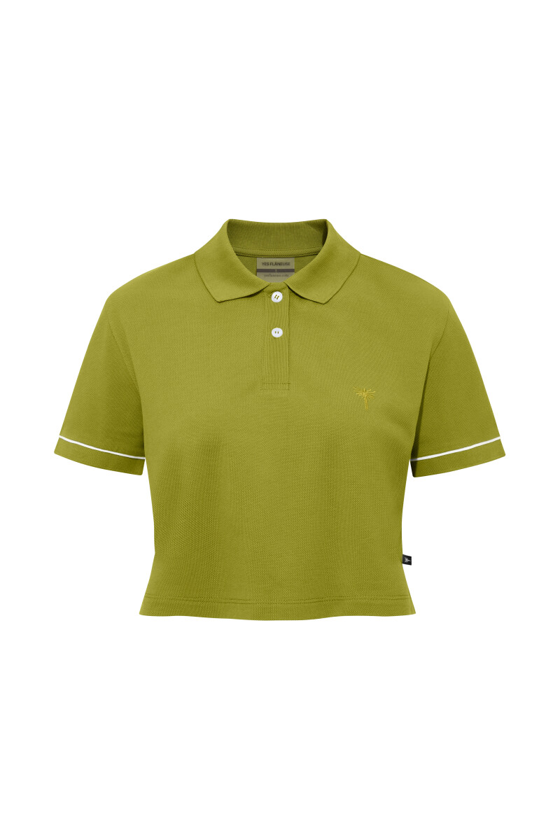 VERONICE - POLO YAKA CROP T-SHIRT - 