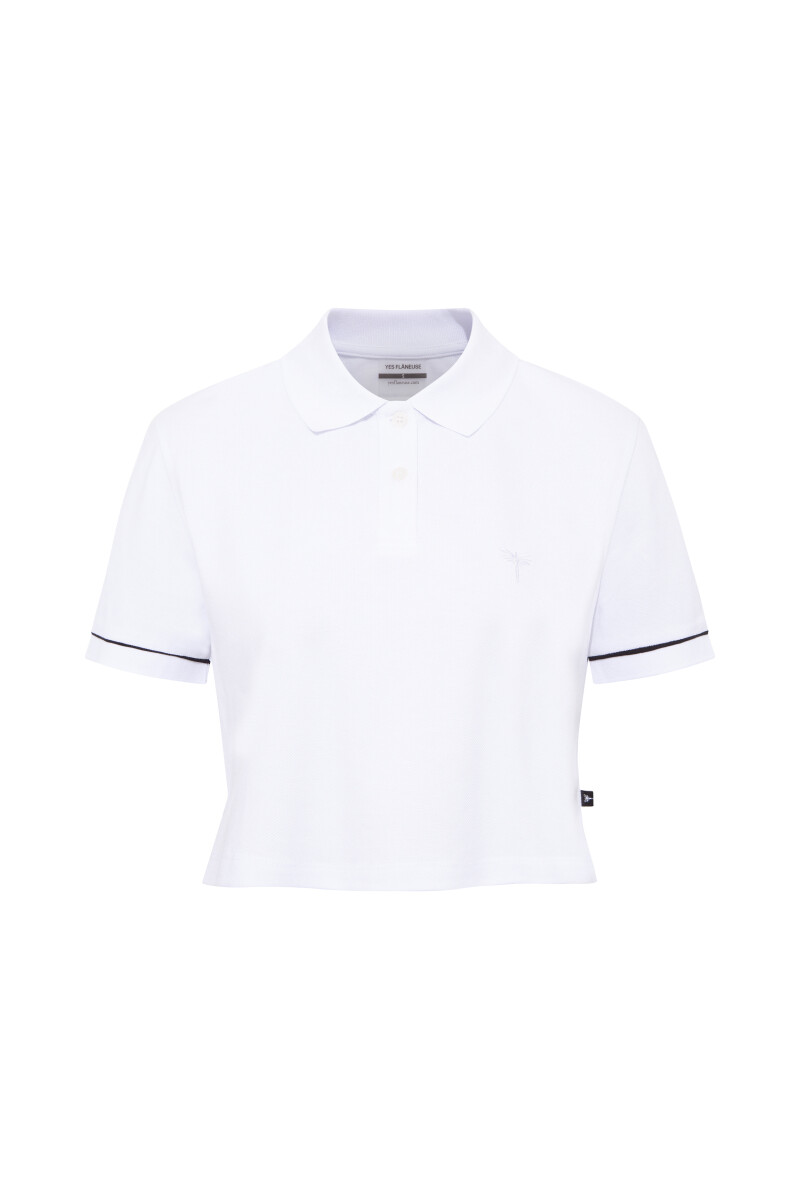 VERONICE - POLO YAKA CROP T-SHIRT - 3