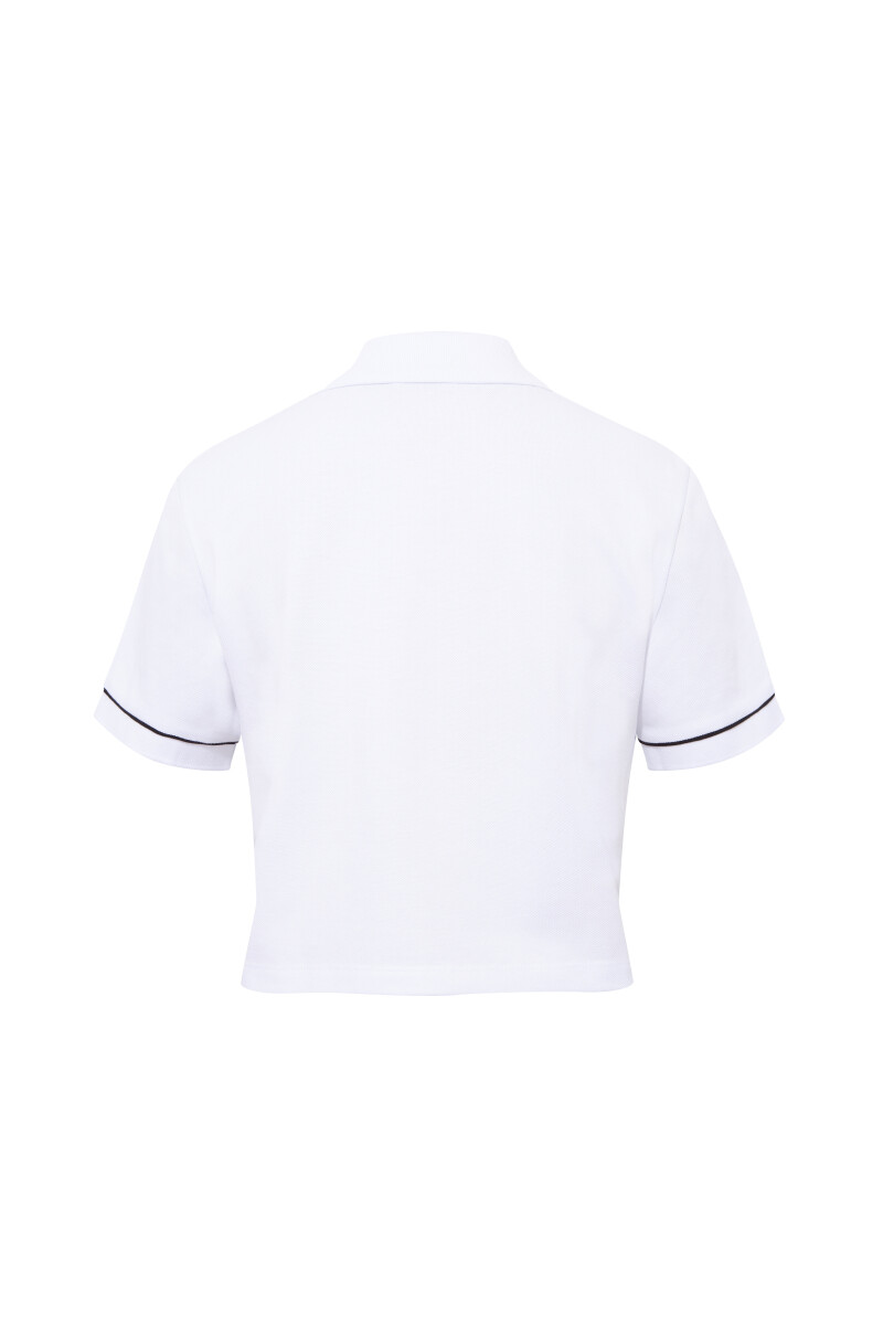 VERONICE - POLO YAKA CROP T-SHIRT - 4