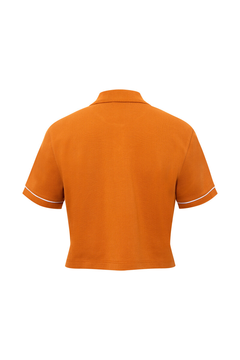 VERONICE - POLO YAKA CROP T-SHIRT - 16